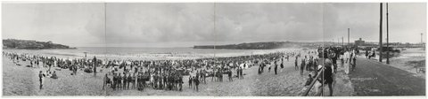 Bondi Beach, Sydney, 1922 - photographed by R. P. Moore