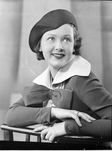 Fashion Model in Hat, 1935