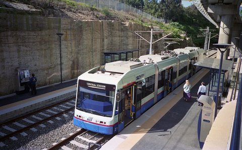 Fish Market light rail stop 1997