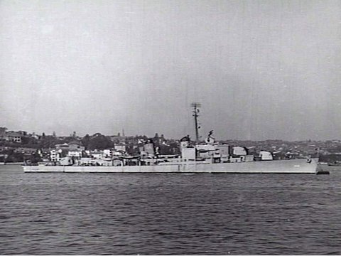 USS Allen M. Sumner (DD-692) at Sydney, Australia, in 1947
