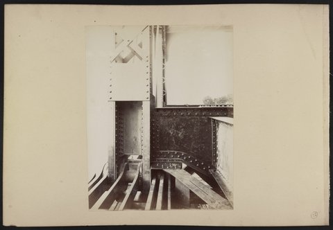 Detail of ironwork on the Hawkesbury River Railway Bridge, New South Wales, Australia LCCN2016651653, 1888