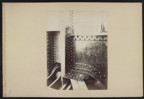 Detail of ironwork on the Hawkesbury River Railway Bridge, New South Wales, Australia LCCN2016651654, 1888