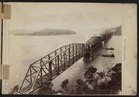 Span no. 6 landed - safe - C. Bayliss photo, Sydney. LCCN2016651675, 1889