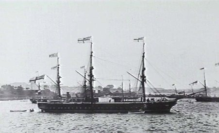 HMS Diamond (1874) AWM, 1887