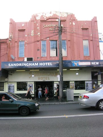Sandringham Hotel on King St in Newtown, c. 1995