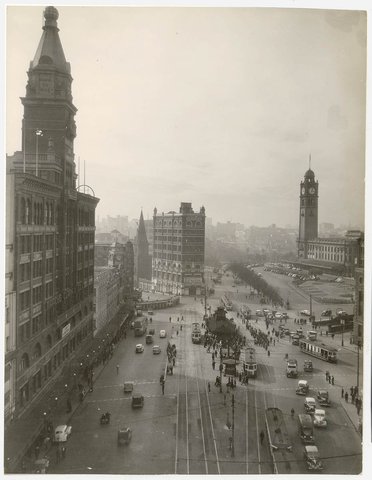 Railway Square, ca. 1945, c. 1945