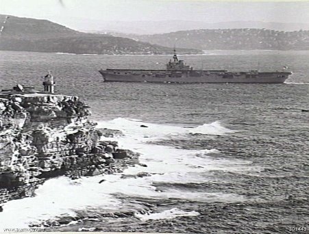 HMAS Sydney arrival 1949
