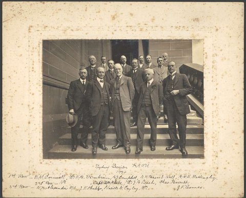 Sydney session of the Royal Australian Ornithologist's Union, 1921