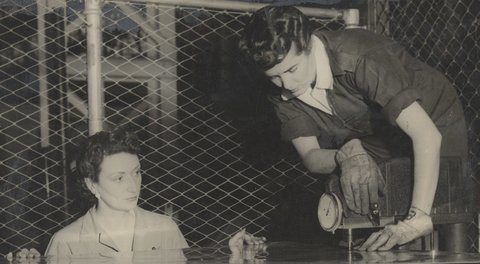 Aircraft factory, Chullora (cropped), c. 1945