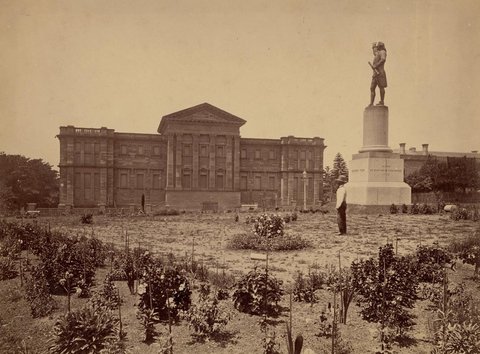 Captain James Cook's Statue, Hyde Park, Sydney, c. 1885