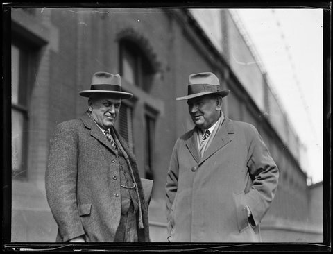 Arthur Edward Moore and Sir Hal Colebatch, 1930