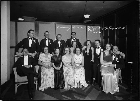 Canterbury Bankstown Rugby League Football Club's third annual Ball from The Powerhouse Museum, 1938
