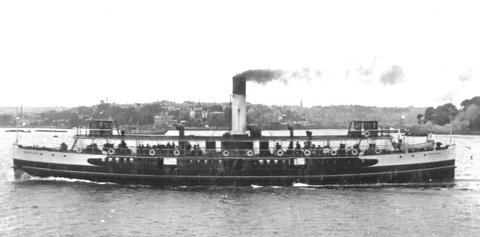 Manly ferry Burra-Bra c 1909, c. 1909