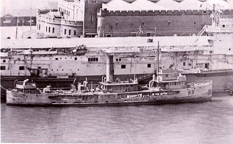 Former Sydney Ferry BURRA BRA as RAN Vessel, c. 1945