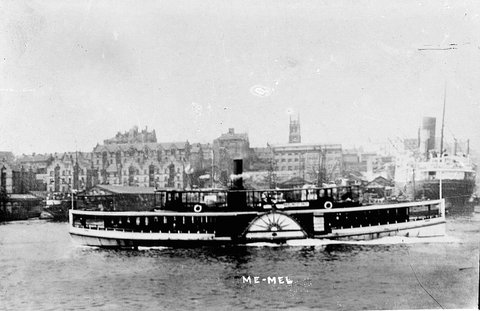 Sydney Ferry ME-MEL ca. 1900, c. 1900