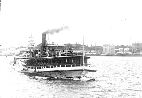 Sydney ferries BUNYA BUNYA, c. 1900
