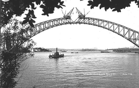 Car-ferry-kedumba-beneath-the-sydney-harbour-bridge-august-1930 20078126776 o
