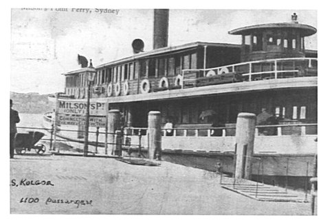 Sydney Ferry KULGOA, 1905–14