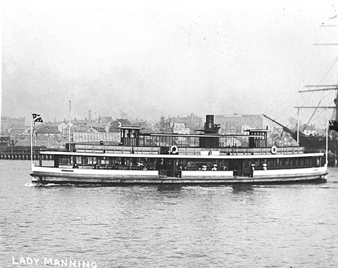 Sydney Ferry LADY MANNING, 1894–1928