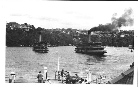 Sydney ferries KUBU and KANANGRA c 1950