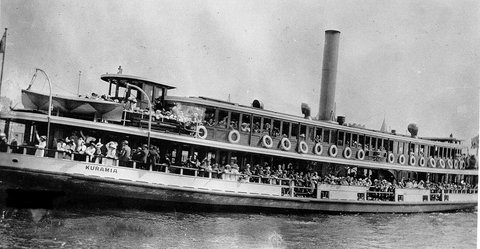 Sydney Ferry KURAMIA c 1914, c. 1914