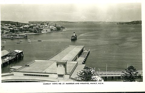 Sydney Ferry BALGOWLAH Manly wharf, 1950–53