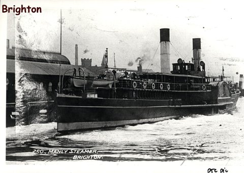 Sydney Ferry BRIGHTON Circular Quay, c. 1912