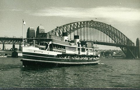 Sydney Ferry BELLUBERA c 1938, c. 1938