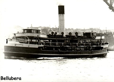 Sydney Ferry BELLUBERA 1930s