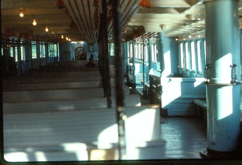Sydney Ferry KANANGRA Upper Saloon 1975