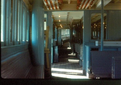 Sydney Ferry KANANGRA lower deck 1975