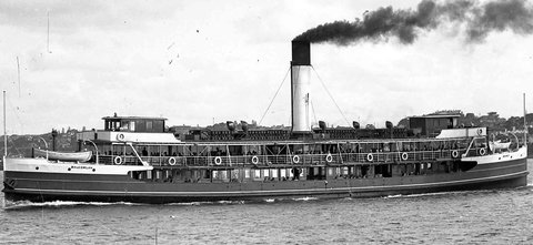 Sydney Ferry BALGOWLAH circa 1930, c. 1930
