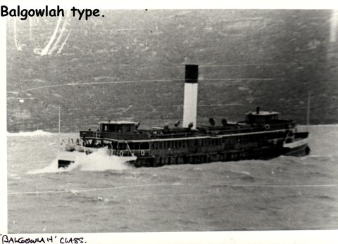 Sydney Ferry BALGOWLAH crossing the Sydney Heads 1930s