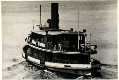 Sydney Ferry LADY SCOTT as a steamer on Lane Cove River 1920s