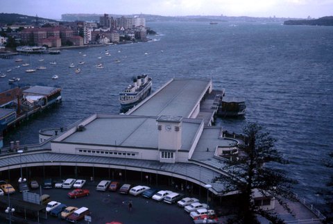 Sydney Ferry NORTH HEAD at Manly Wharf April 1977
