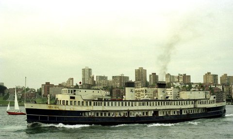 Sydney Ferry NORTH HEAD approaching Circular Quay Sydney November 1982