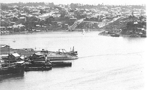 Sydney Ferry FAIRLIGHT at Dawes Point circa 1900, c. 1900