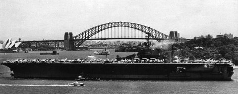 USS America (CVA-66) at Sydney, Australia, in November 1968
