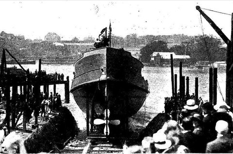 BARAGOOLA - launch day - 14 Feb 1922