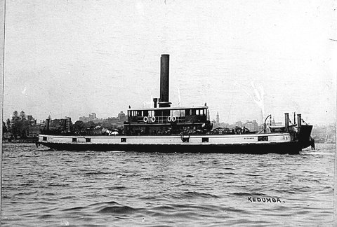 Sydney vehicular ferry KEDUMBA, 1915