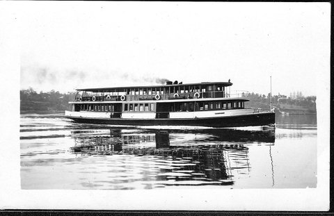 Sydney ferry BRONZEWING (1899 -1933) at Gladesville circa 1920s