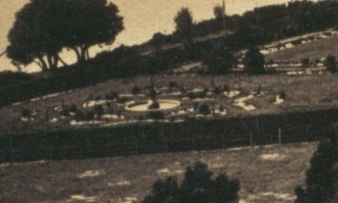 Fountains at Rose Bay Lodge circa 1855, c. 1855