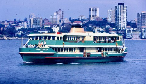Sydney ferry LADY CUTLER 27 April 1970