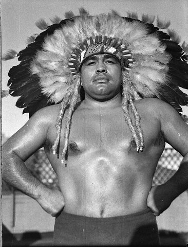 Chief Little Wolf taken for Stadiums Ltd, 1937