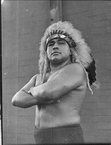 15653 Chief Little Wolf taken for Stadiums Ltd, 1937