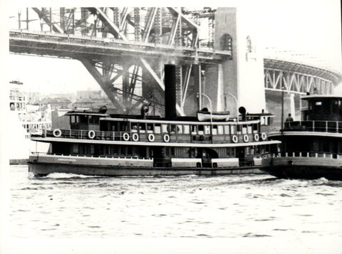 Sydney ferry KOOKOOBURRA in Sydney Cove 12 November 1931