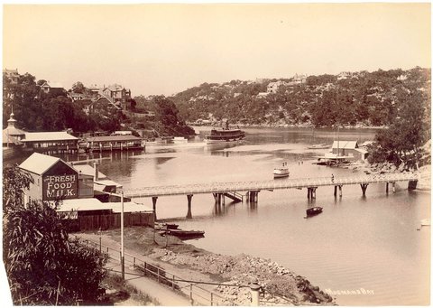 Sydney ferry KAREELA in Mosman Bay between 1905 and 1910, 1905–10