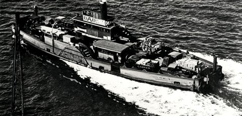 Sydney paddle car ferry BENELON circa 1930, c. 1930